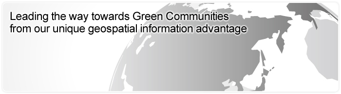 Leading the way towards Green Communities from our unique geospatial information advantage