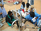 Operation and maintenance training of foot pumps for village people in Mauritania