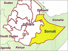 Location of Somali Region, Ethiopia