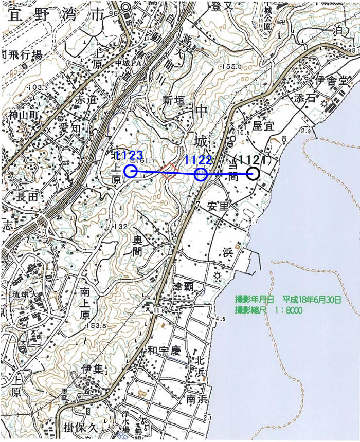 沖縄県宜野湾市　標定図