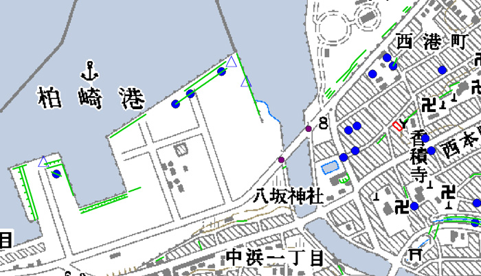 4 柏崎市中浜・西本町・柏崎港および海浜公園   液状化、港湾施設の被害、人工造成地の被害