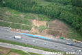 平成22年5月23日　三重県亀山市　東名阪道の土砂崩れ　斜め写真  三重県亀山市 C