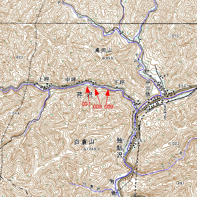 標定図　栃木県 ●日光市芹沢　（撮影日：2015年9月15日）