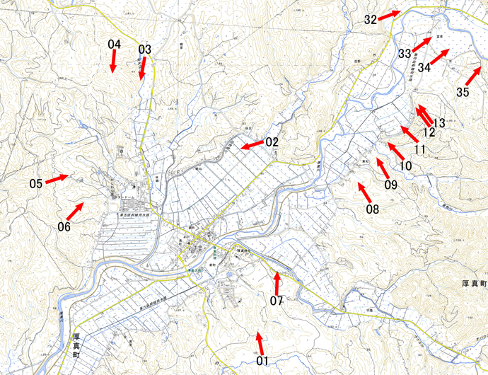 9月6日撮影　標定図　厚真地区1