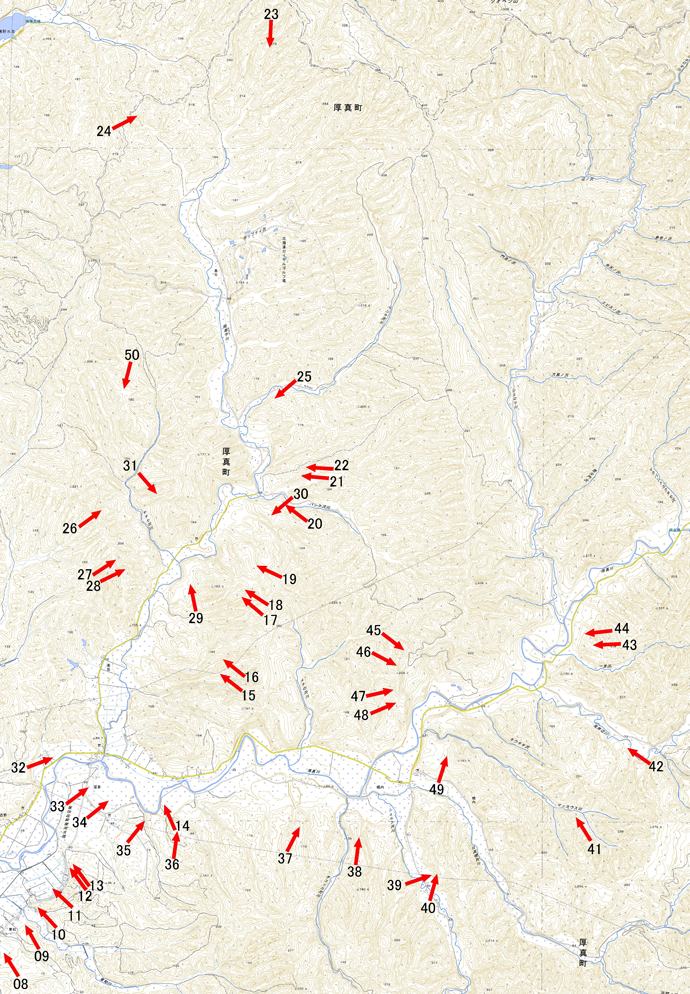 9月6日撮影　標定図　厚真地区2