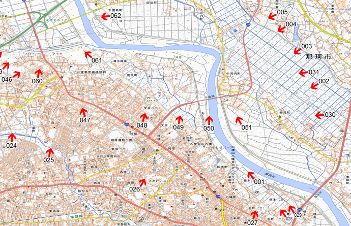 10月16日撮影　標定図4　茨城県那珂川