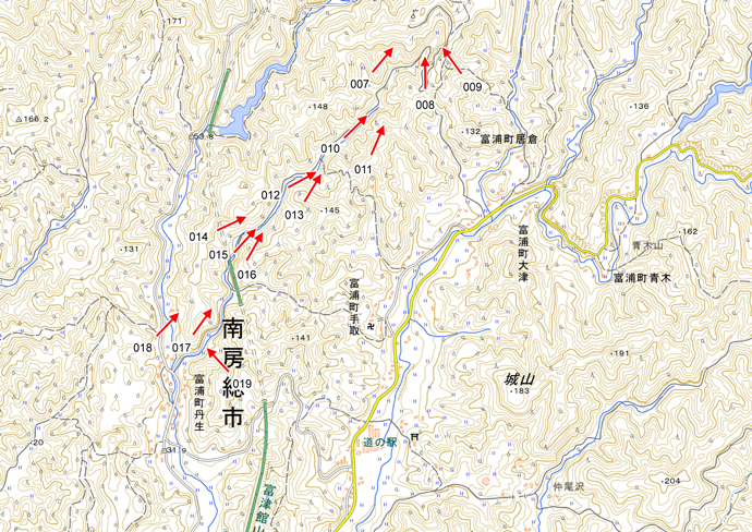 10月26日撮影　標定図2　千葉県豪雨災害
