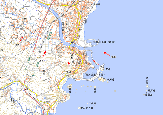 10月26日撮影　標定図5　千葉県豪雨災害