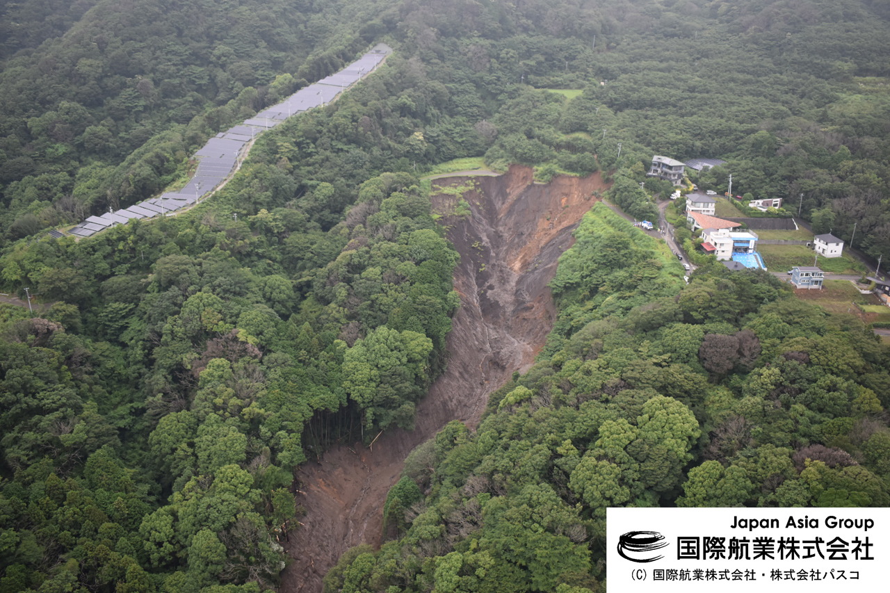 逢初川河口より約2キロの標高390メートル地点