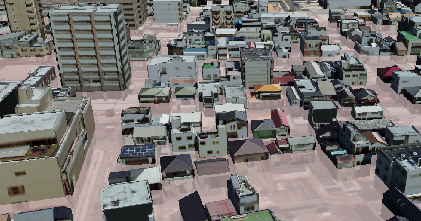 3D都市モデルの活用（防災分野）