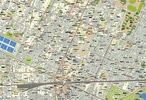 ジオテクノロジーズ製品 1:2500都市地図データベース住所ポイントセット