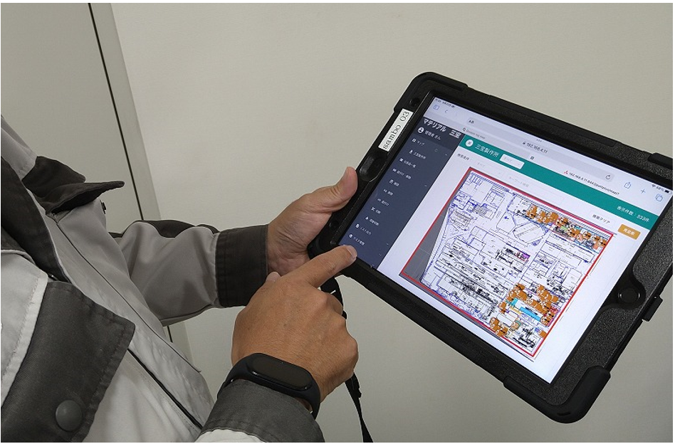 Patt Plus_iPadを利用した現場イメージ