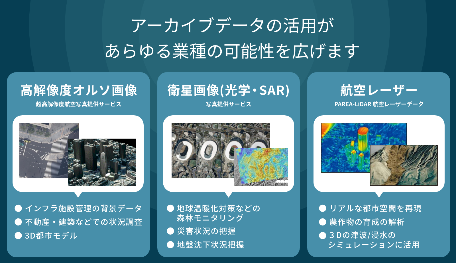 アーカイブデータベースの活用